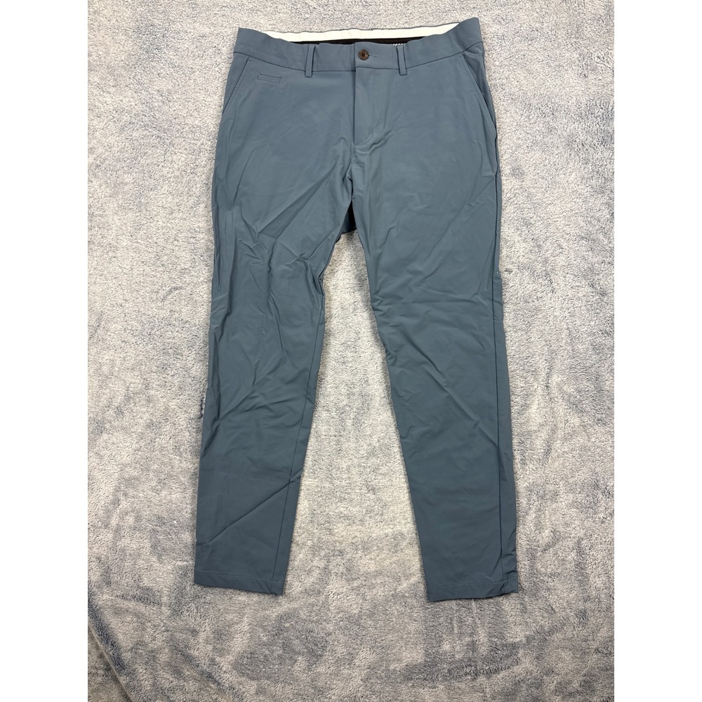 KJUS Mens 34/30 Blue Ike Pants Tailored Fit MG20-D01 Golf Tech Trousers Stretch